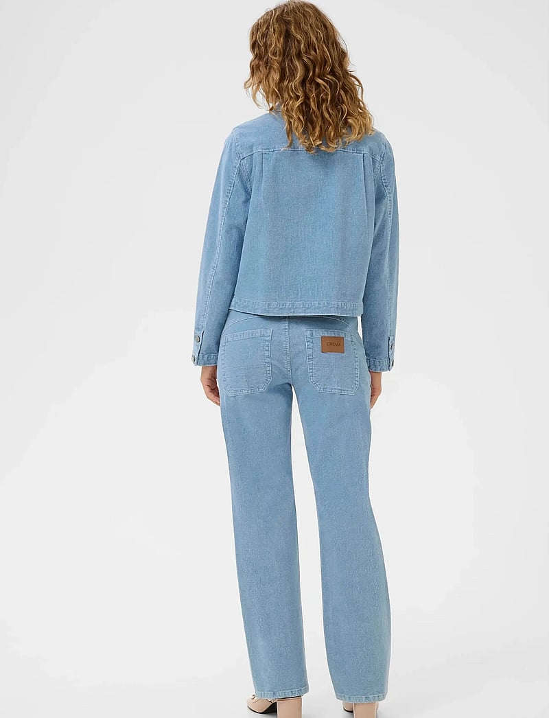 Cream - CRRafael Corduroy Jacket - vårjackor - light blue corduroy - 4