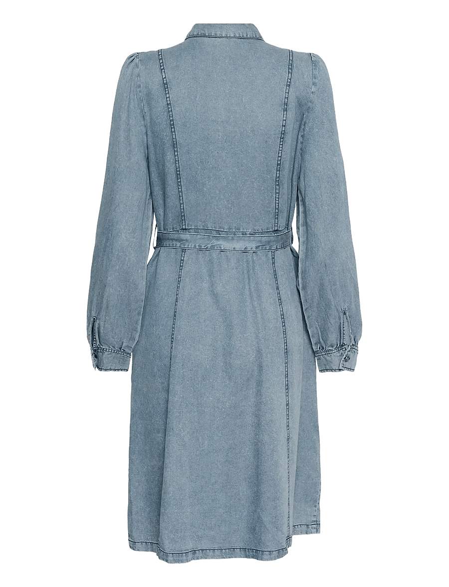 Cream - CREllie Denim Dress - hemdkleider - seattle mid blu denim - 2