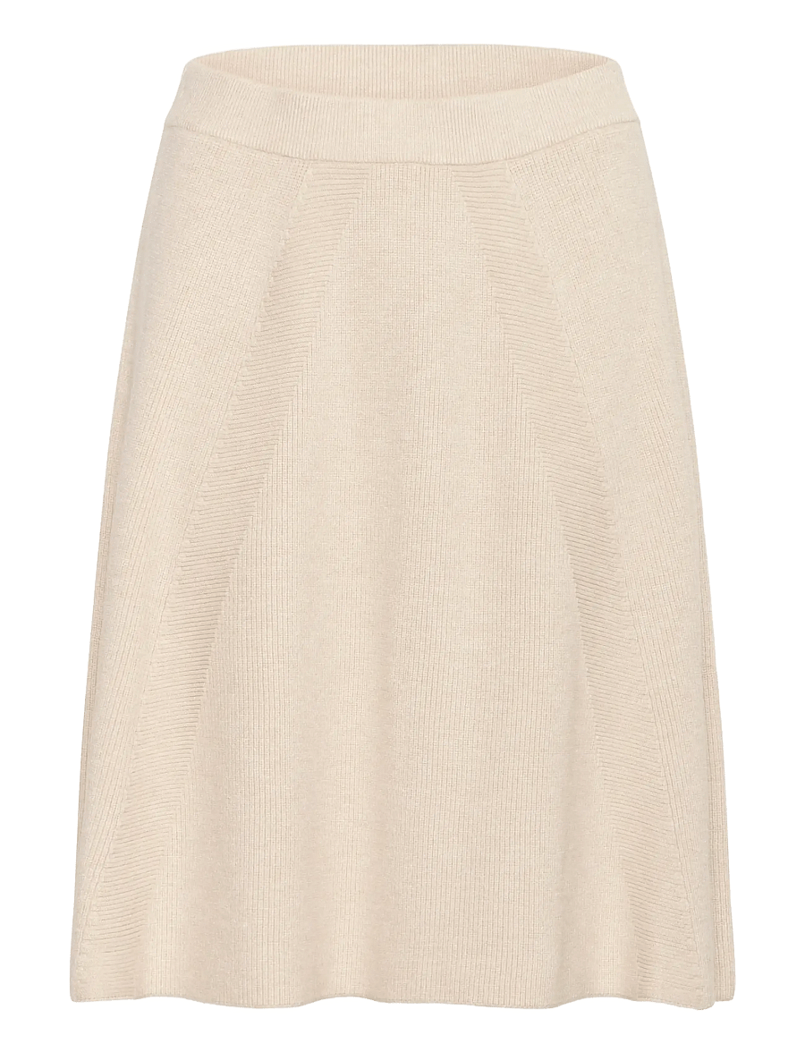 Cream - CRDela Skirt - strickröcke - oat melange - 0