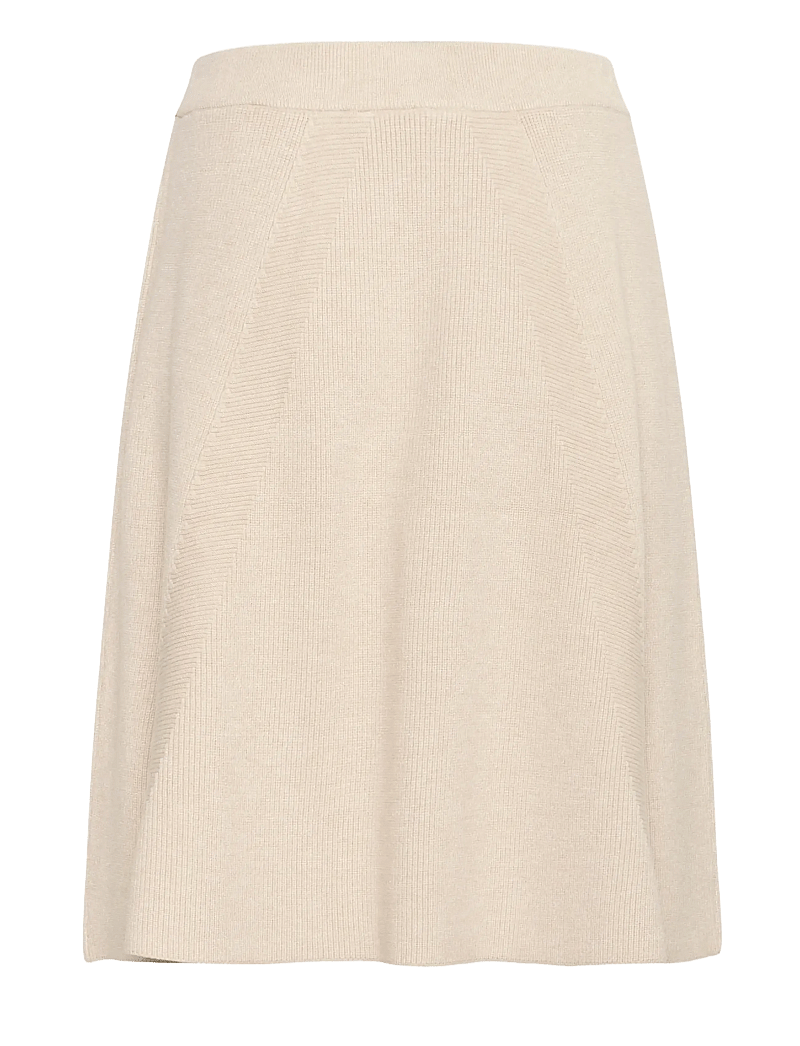 Cream - CRDela Skirt - oat melange - 1