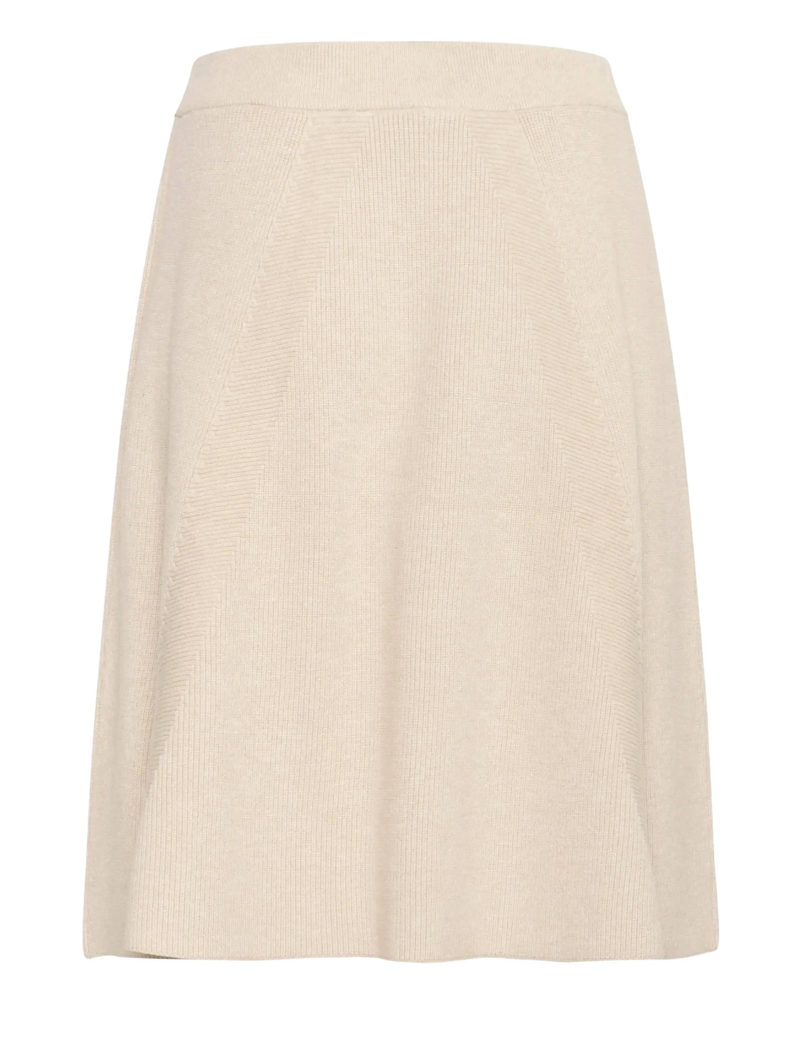 Cream - CRDela Skirt - stickade kjolar - oat melange - 1
