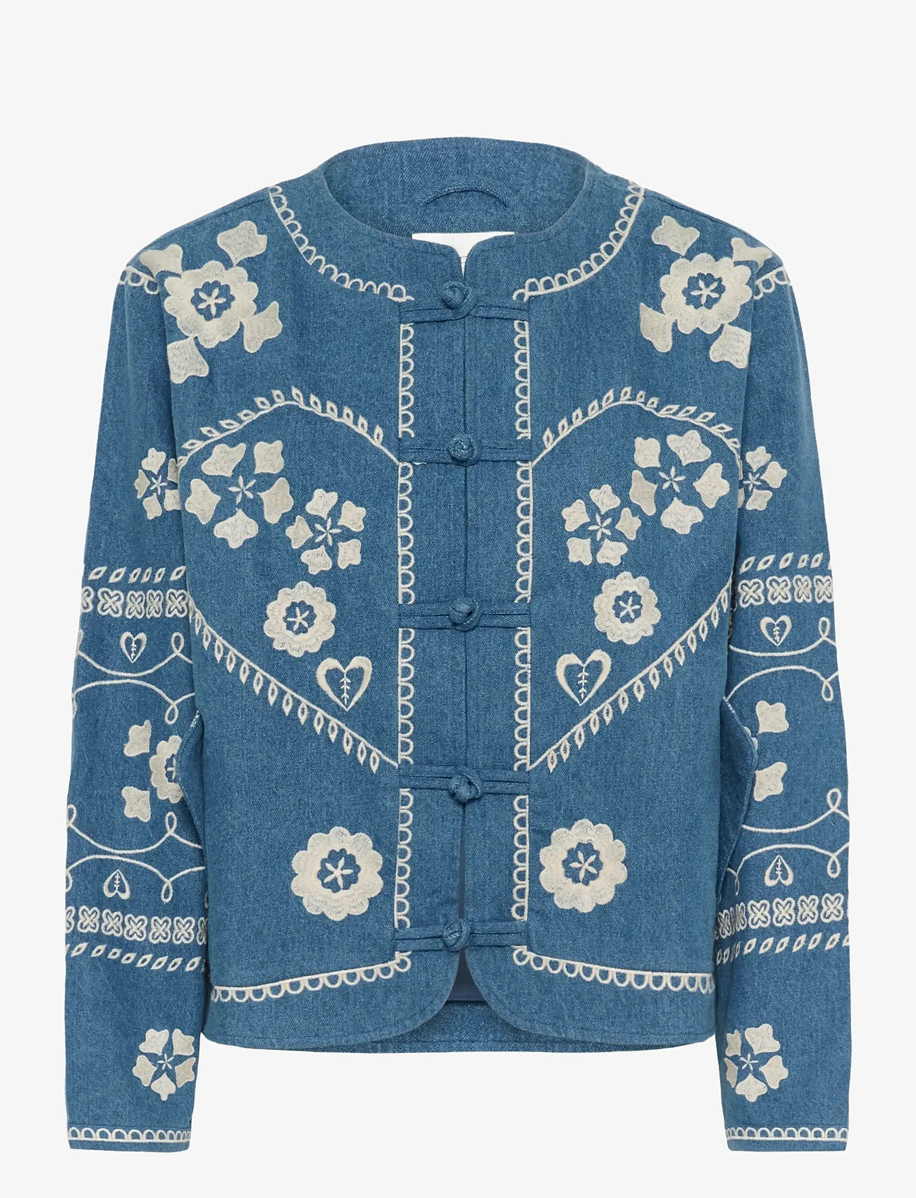 Cream - CRTannie Jacket - fall jackets - portland blue denim - 1