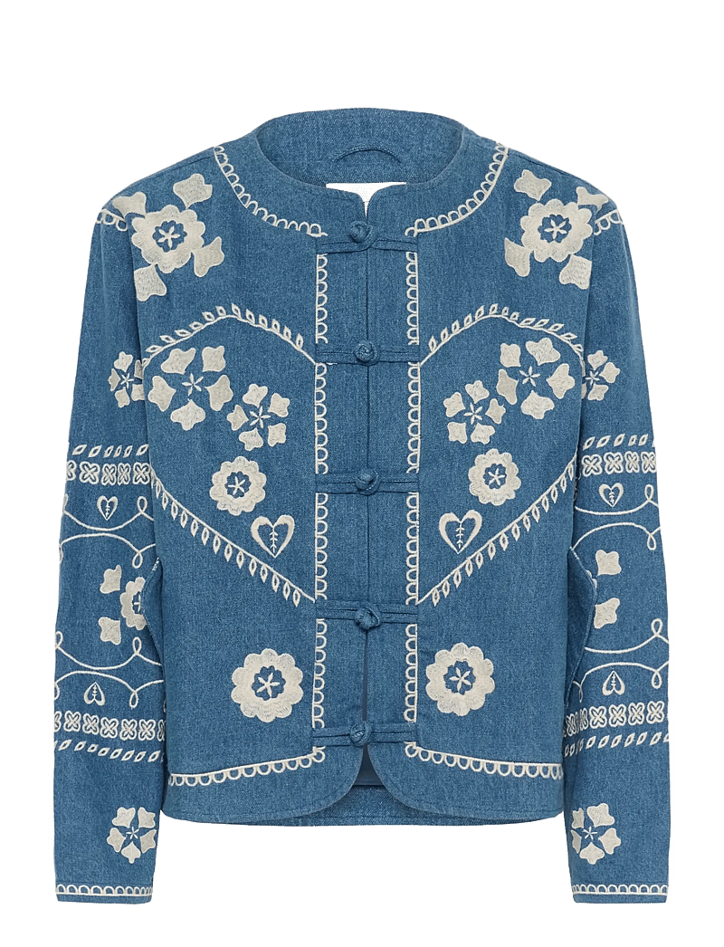 Cream - CRTannie Jacket - vårjackor - portland blue denim - 1