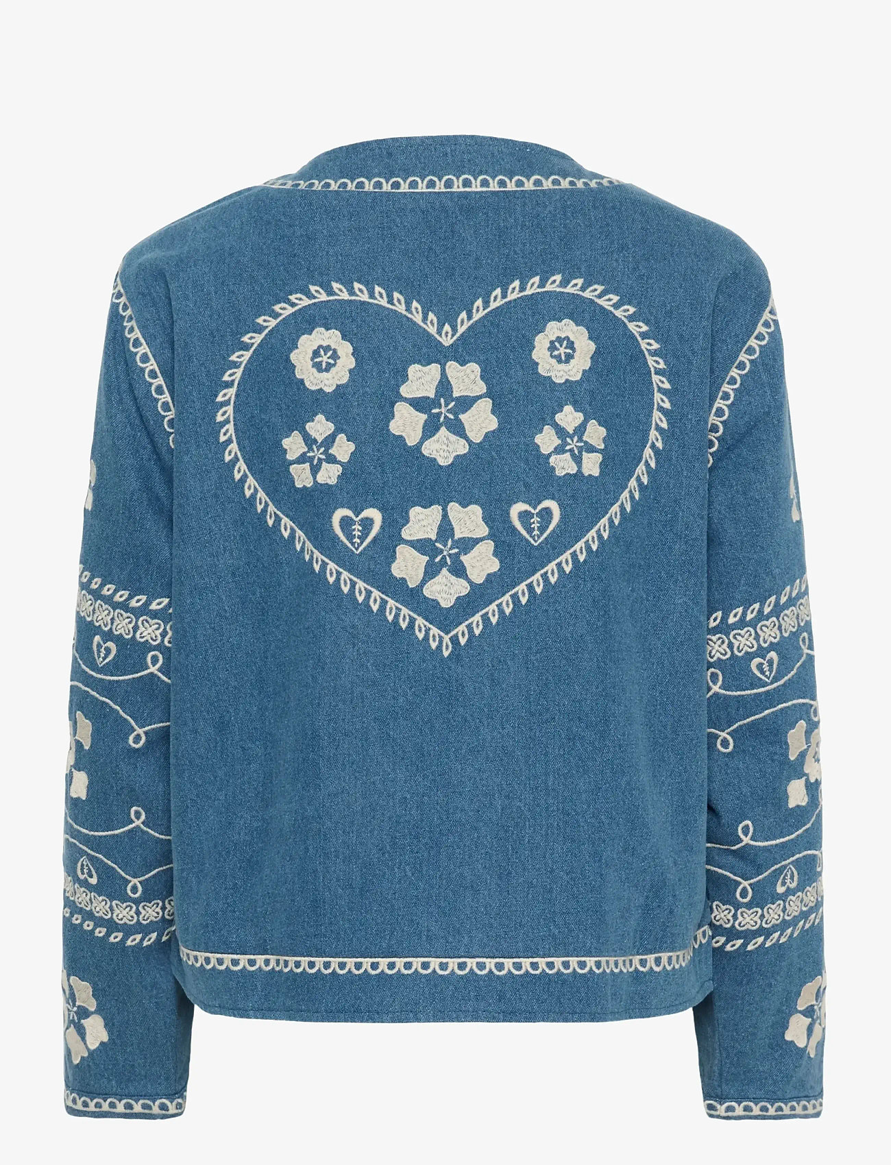 Cream - CRTannie Jacket - fall jackets - portland blue denim - 2