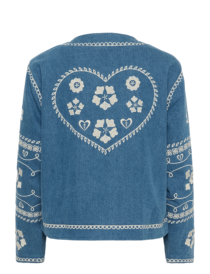 Cream - CRTannie Jacket - vårjackor - portland blue denim - 2