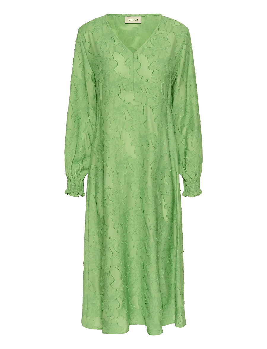 Cream - CRCecilie Dress - midi kleitas - jade green - 0