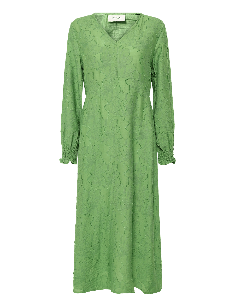 Cream - CRCecilie Dress - midiklänningar - jade green - 0