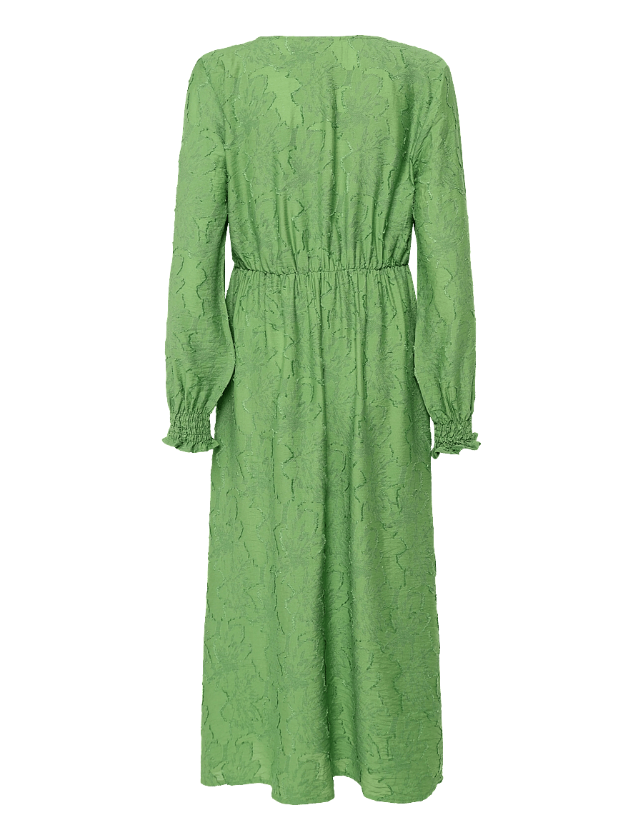 Cream - CRCecilie Dress - midiklänningar - jade green - 1
