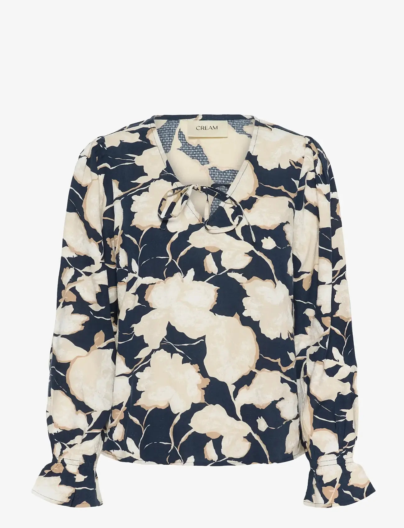 Cream - CRClaire Blouse - navy flower print - 1