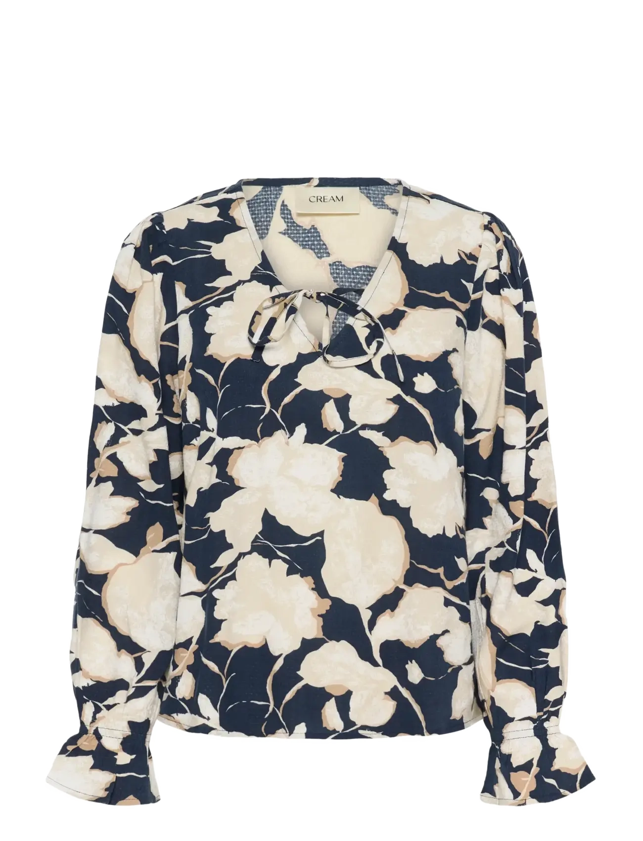 Cream CRClaire Blouse - Blusen - NAVY FLOWER PRINT / navy