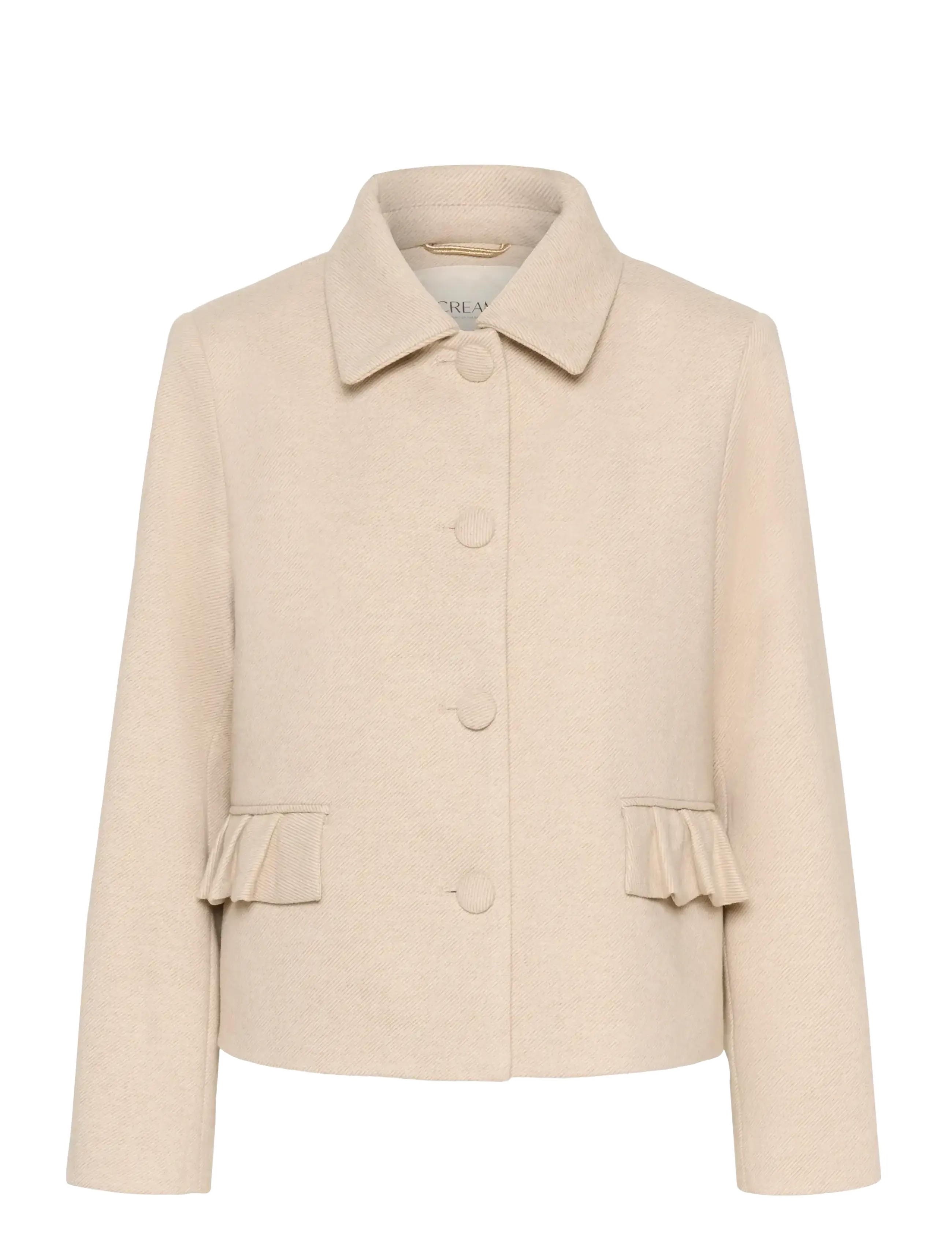 CREAM Crcessie Kurz Mantel Cream - 40 - Damen