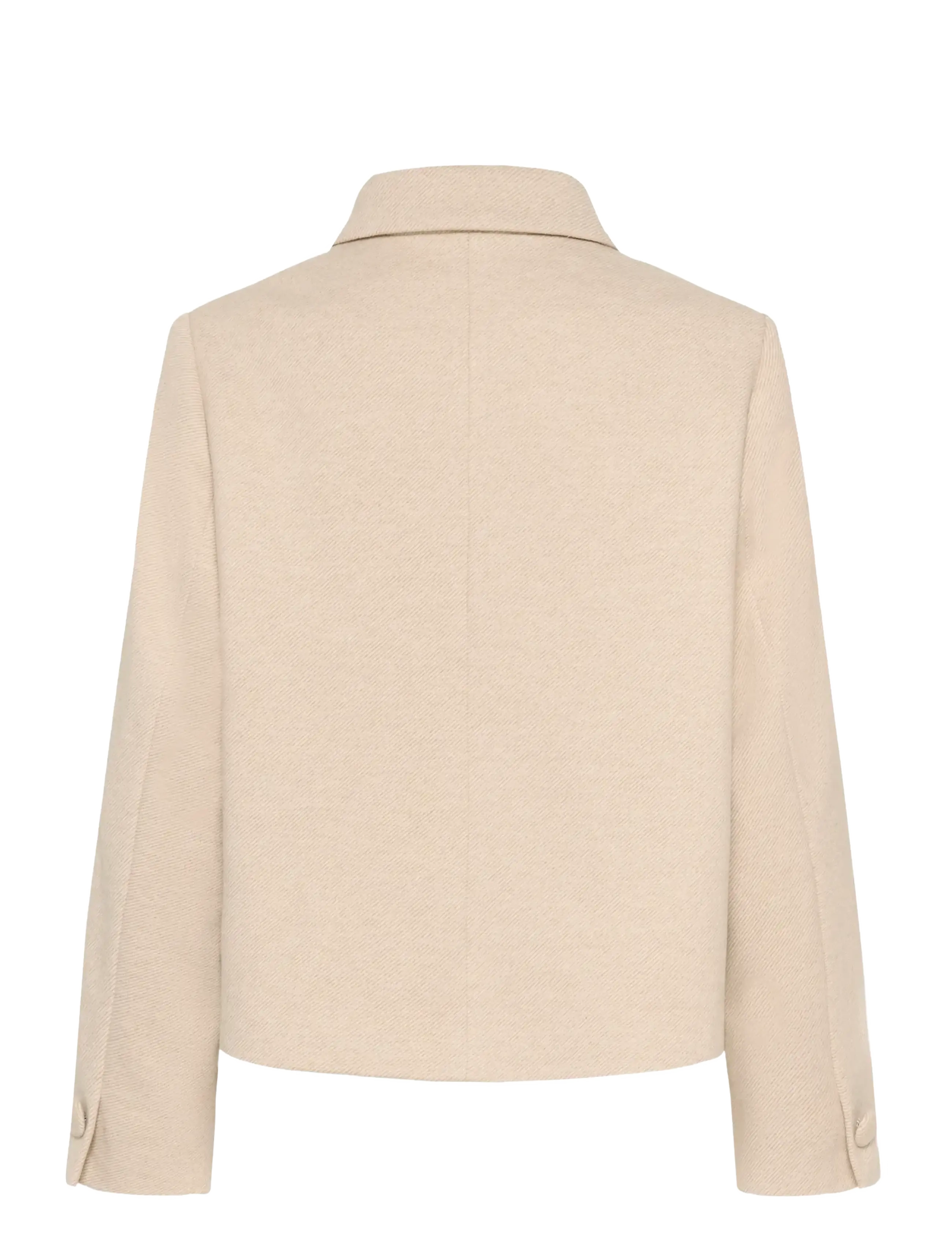 Cream - CRCessie Short Coat - kevadjoped - savannah tan melange - 2