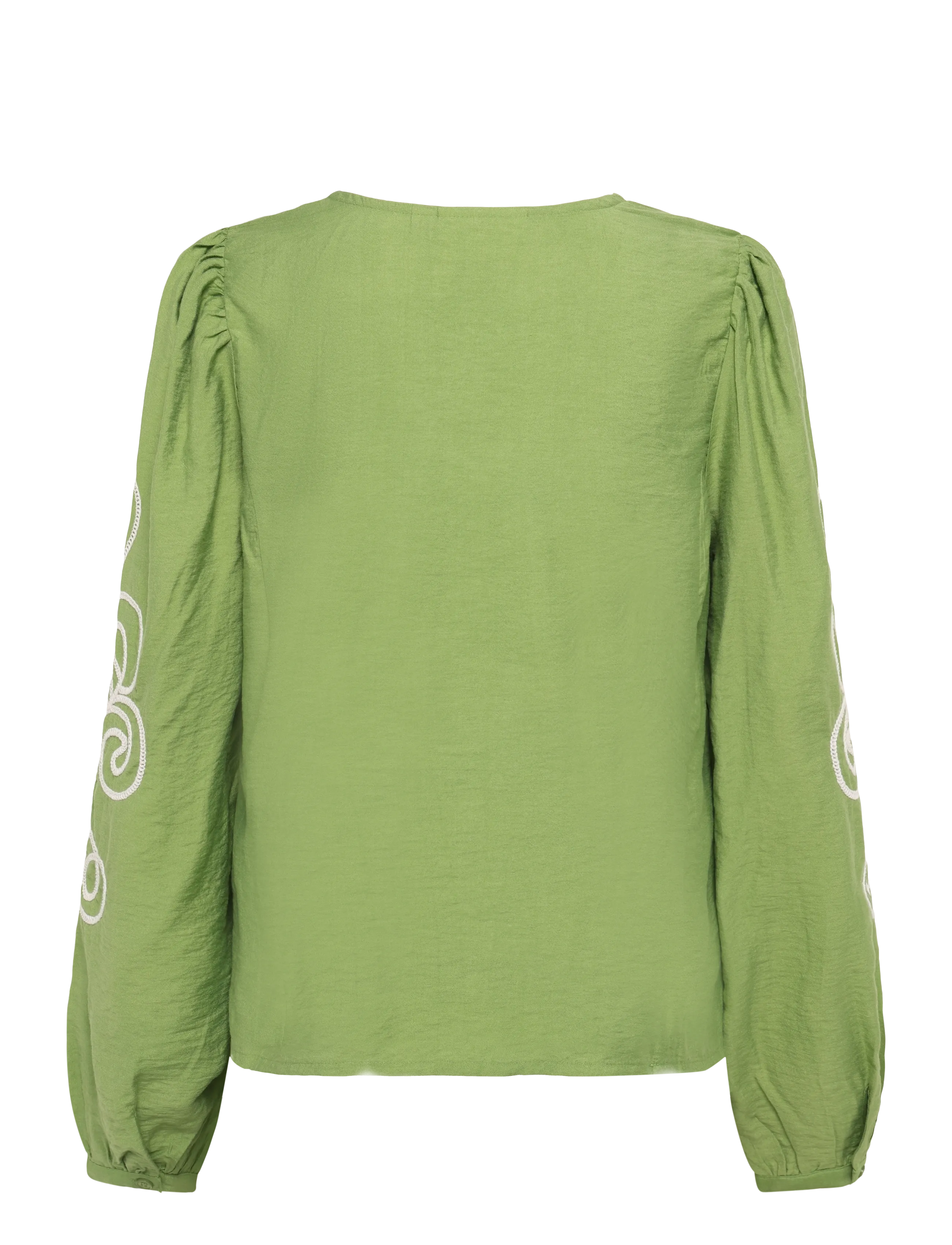 Cream - CRDanielle Blouse - blouses met lange mouwen - jade green - 1
