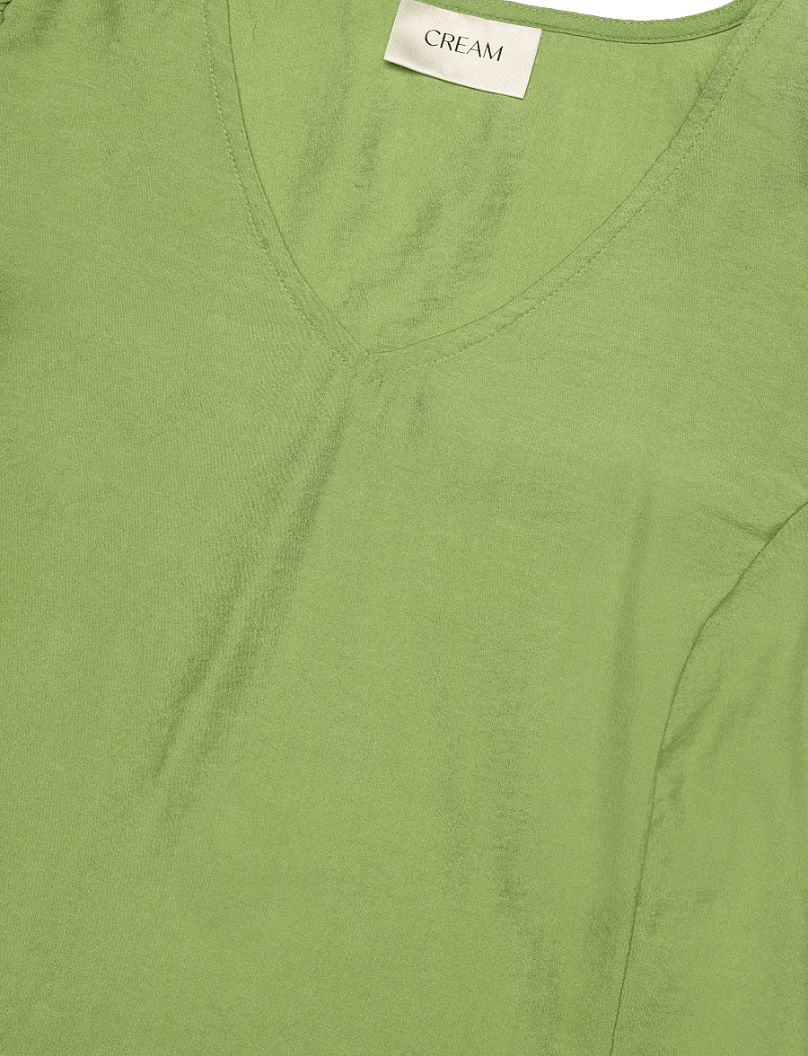 Cream - CRDanielle Blouse - langärmelige blusen - jade green - 2