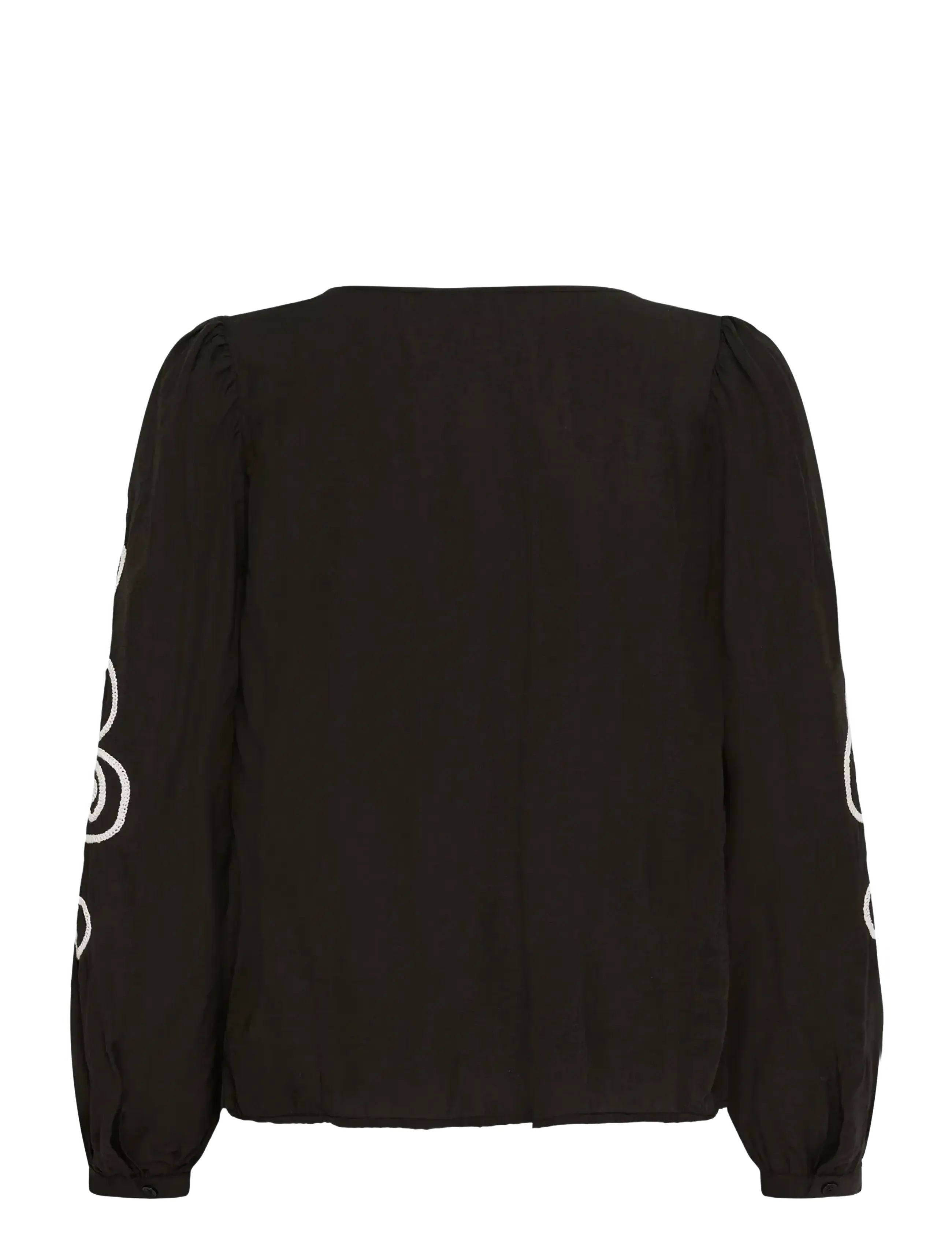 Cream - CRDanielle Blouse - langærmede bluser - pitch black - 1