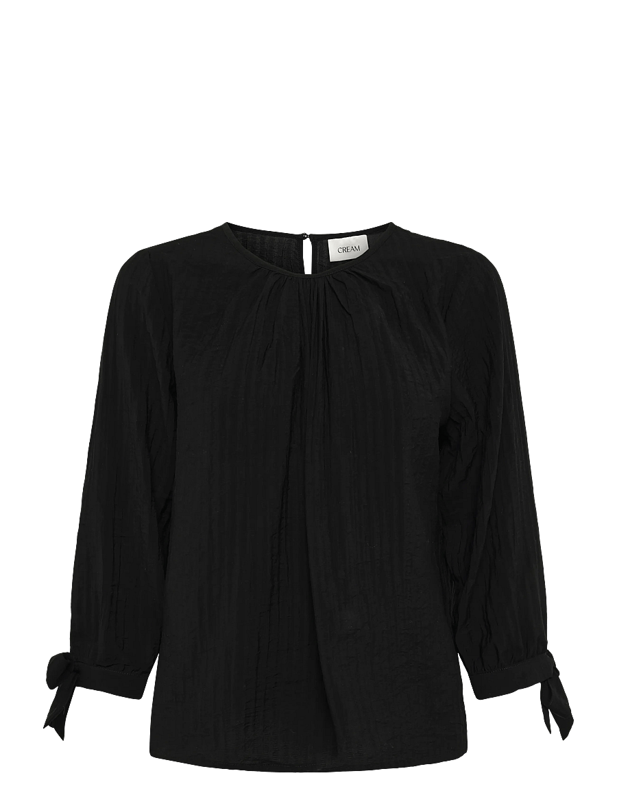 Cream - CRSophie Blouse - pikkade varrukatega pluusid - pitch black - 0