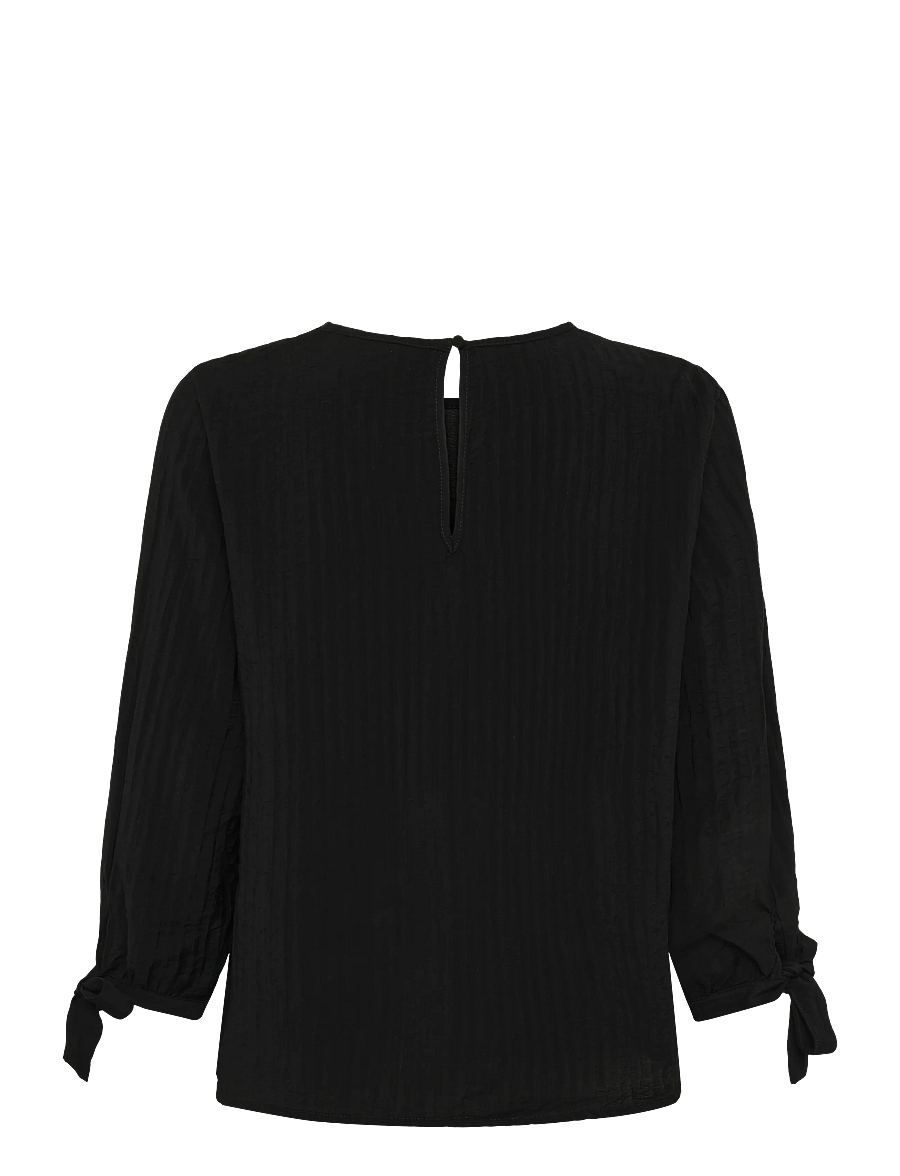 Cream - CRSophie Blouse - pikkade varrukatega pluusid - pitch black - 1