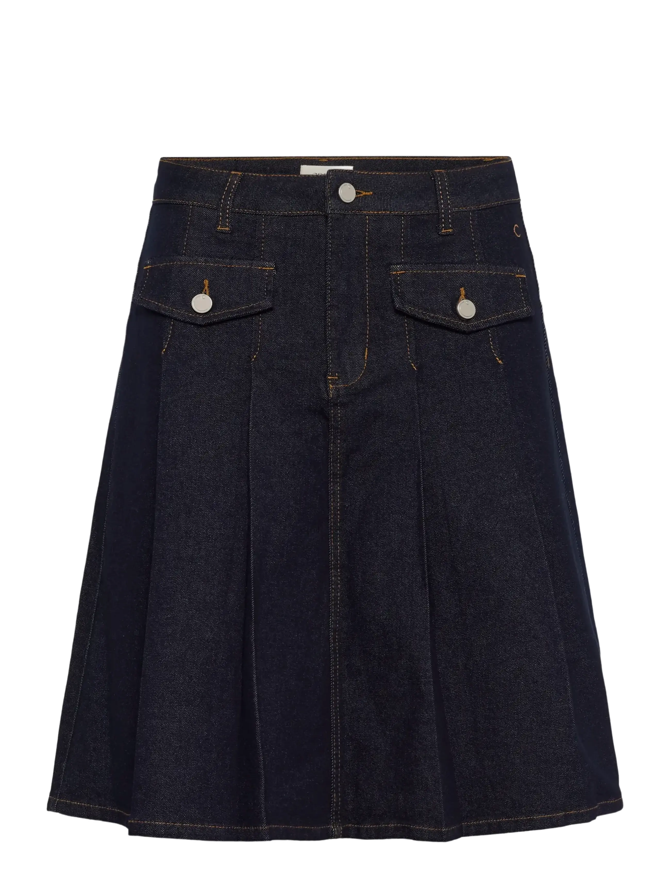 Cream CRRin Denim Skirt - Cream - KALISPELL RINSE BLUE DENIM / navy