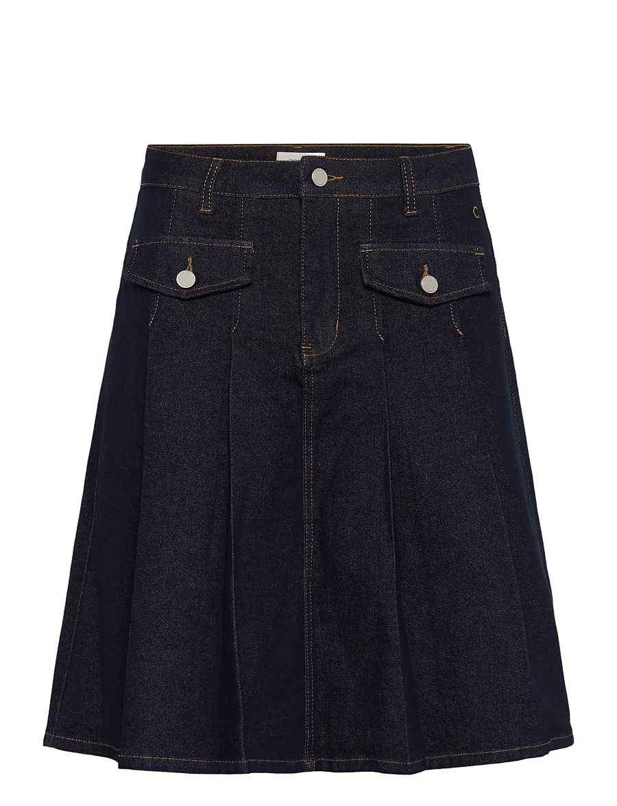 Cream - CRRin Denim Skirt - teksaseelikud - kalispell rinse blue denim - 1