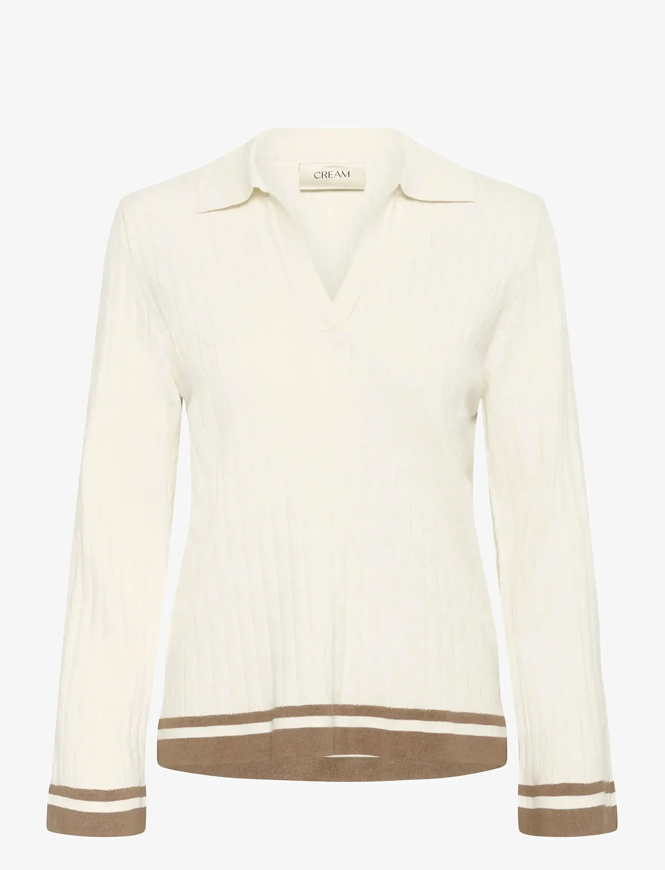 Cream - CRVillea Polo - whisper white - 0