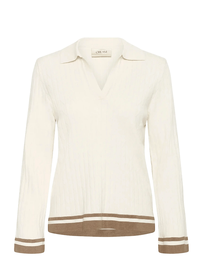 Cream - CRVillea Polo - whisper white - 0