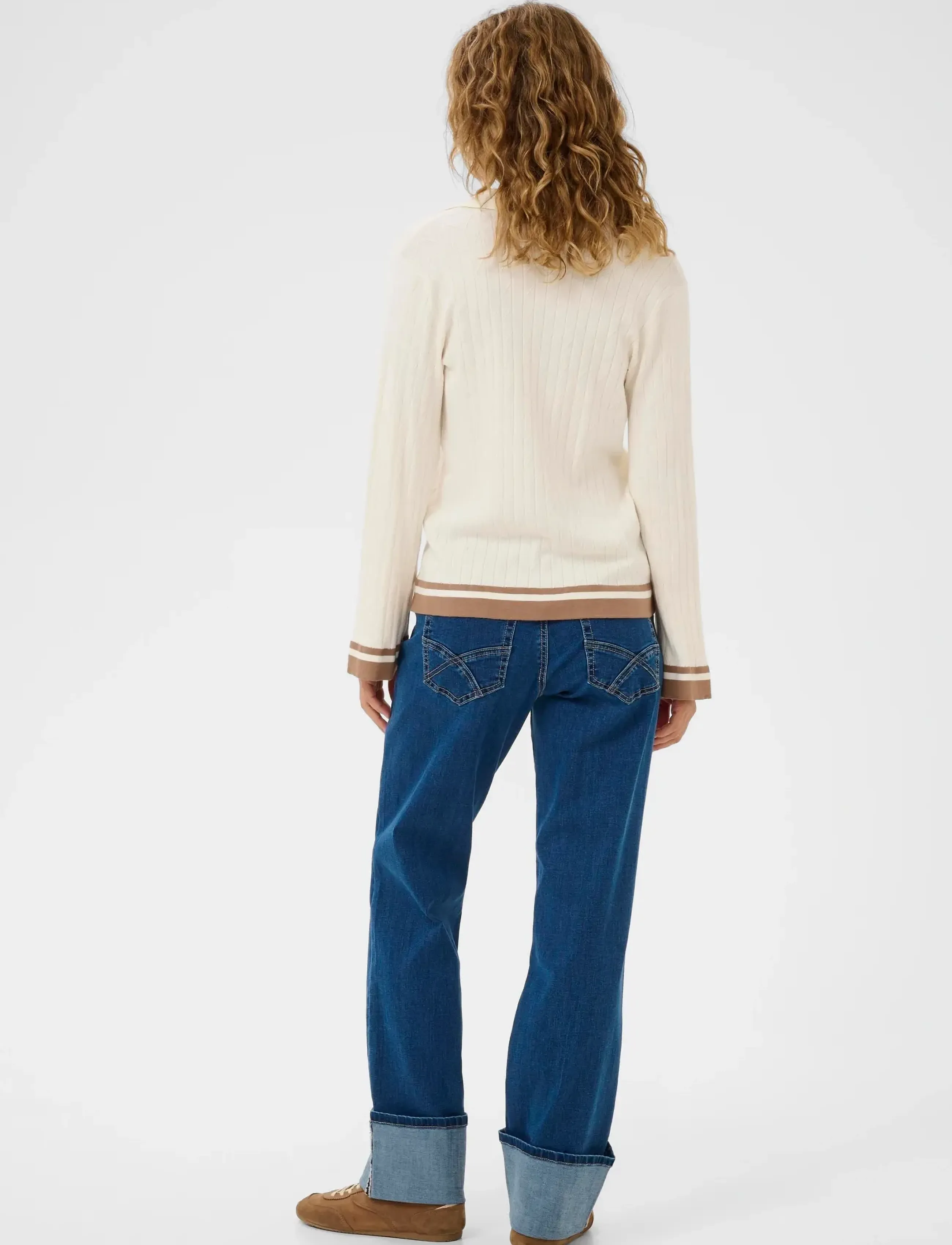 Cream - CRVillea Polo - tröjor - whisper white - 4