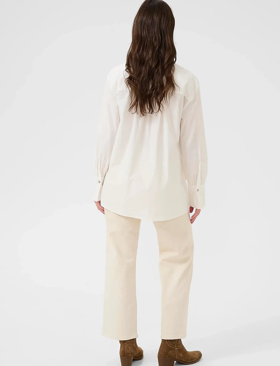 Cream - CRAlison Shirt - pikkade varrukatega särgid - snow white - 4