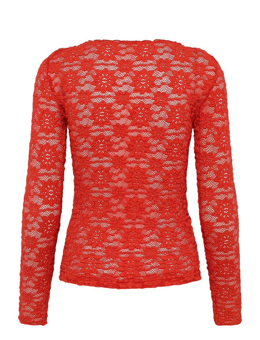 Cream - CRMaddie Blouse - langärmelige blusen - paprika - 1
