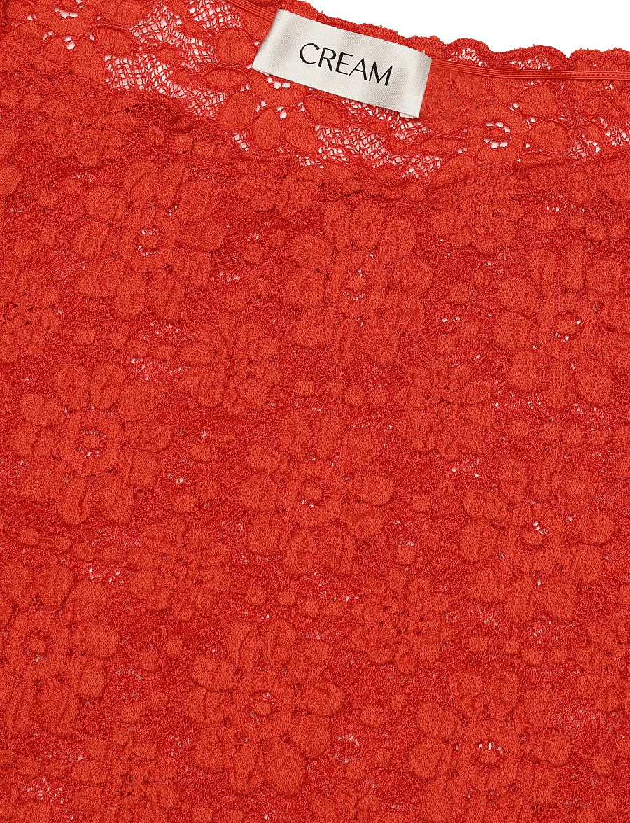 Cream - CRMaddie Blouse - langärmelige blusen - paprika - 2