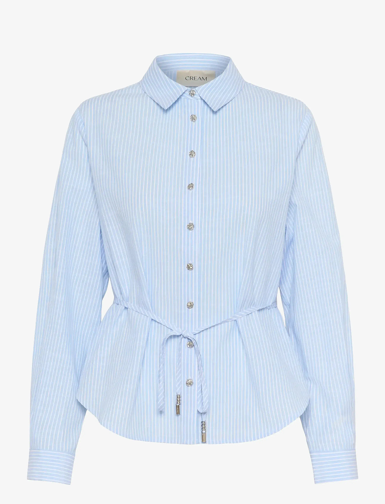 Cream - CRCherissa Shirt - langærmede skjorter - blue stripe - 1