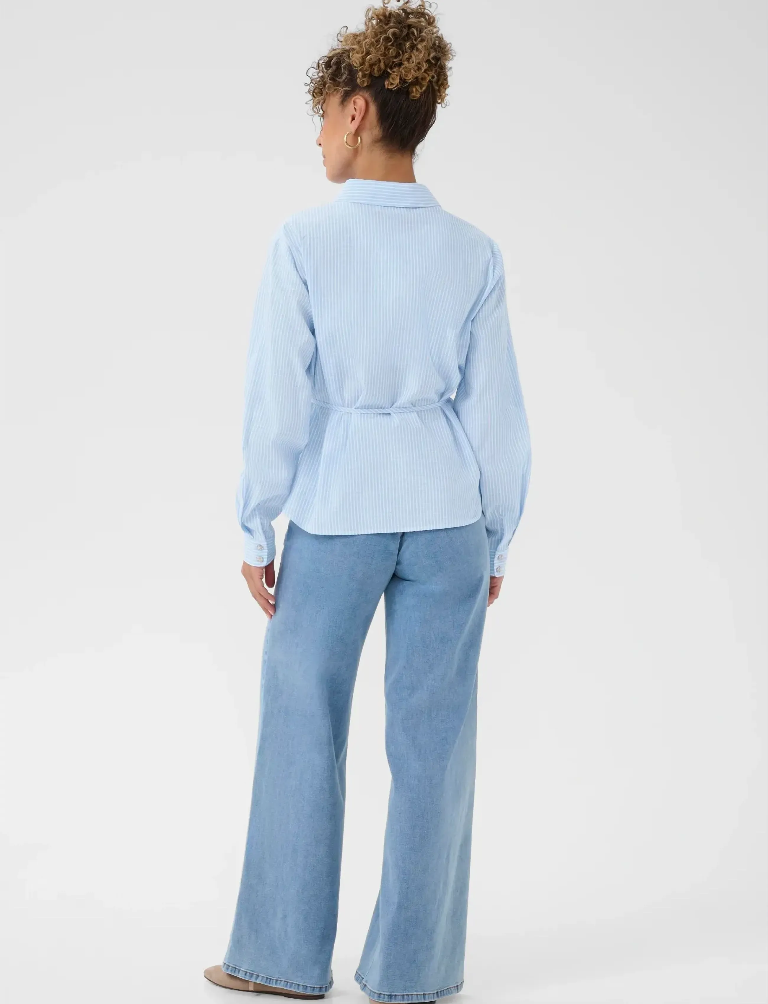 Cream - CRCherissa Shirt - blue stripe - 4