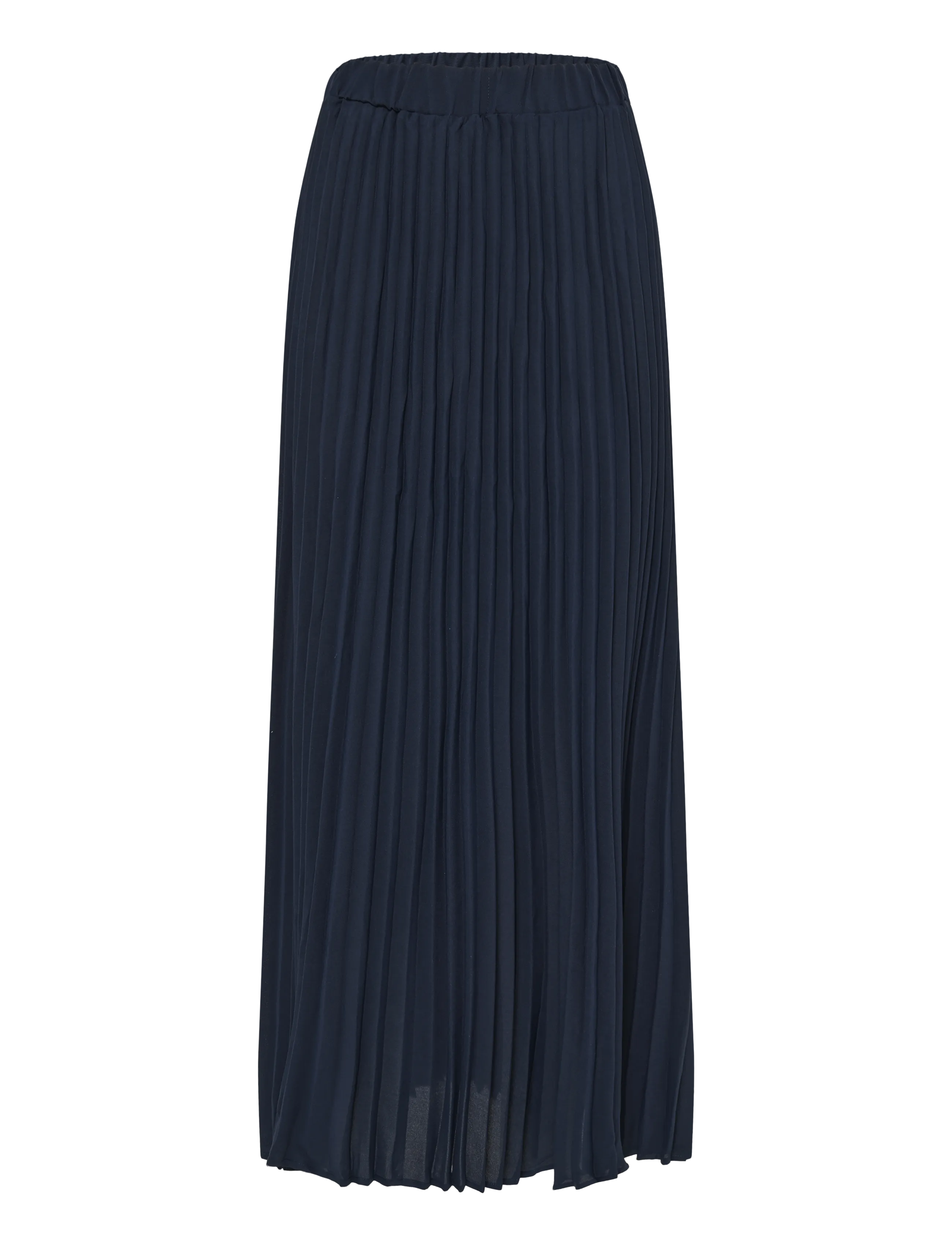 Cream Crcharline Plisse Skirt, 44, Navy, Nederdele > Maxi Nederdele, Dame