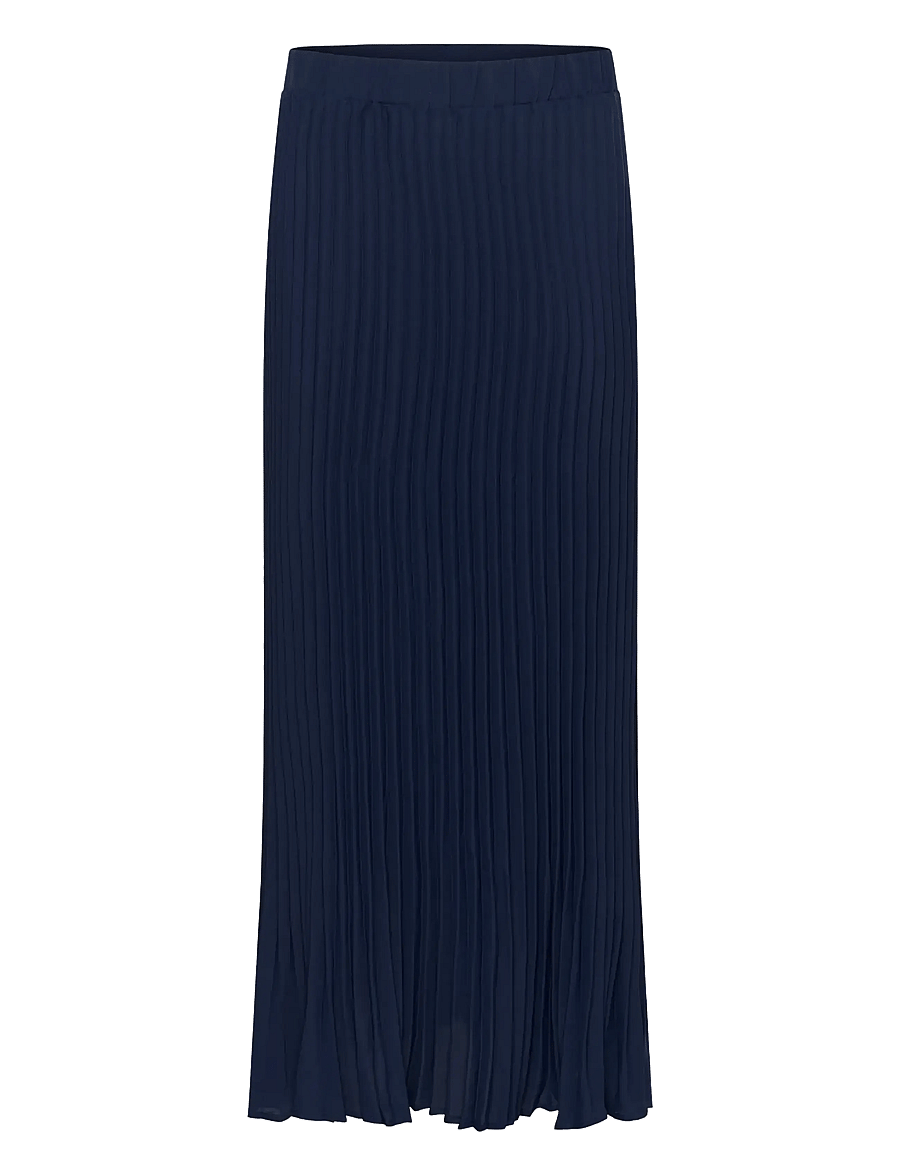 Cream - CRCharline Plisse Skirt - faltenröcke - navy blazer - 0