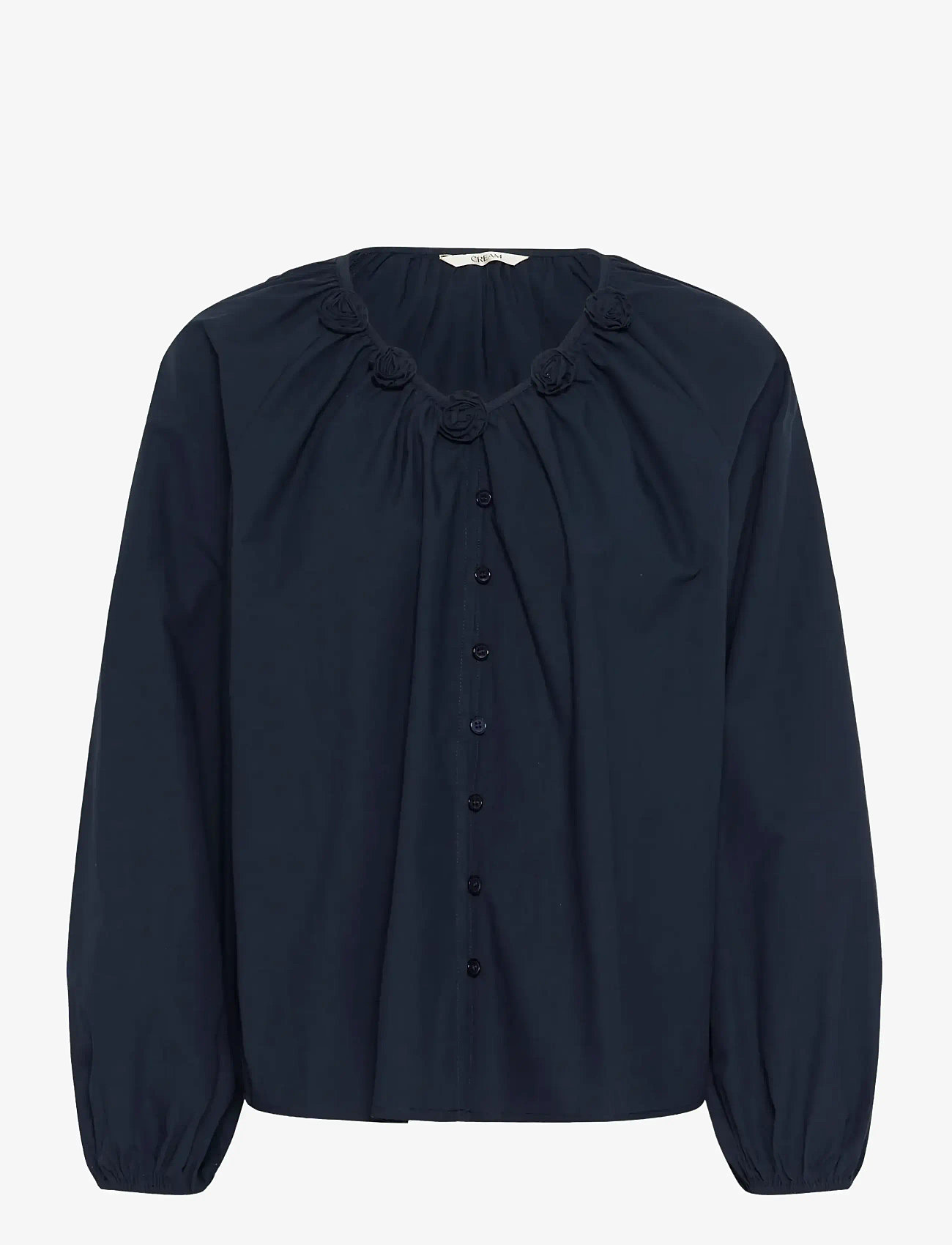 Cream - CRIsabelle Blouse - langærmede bluser - navy blazer - 1