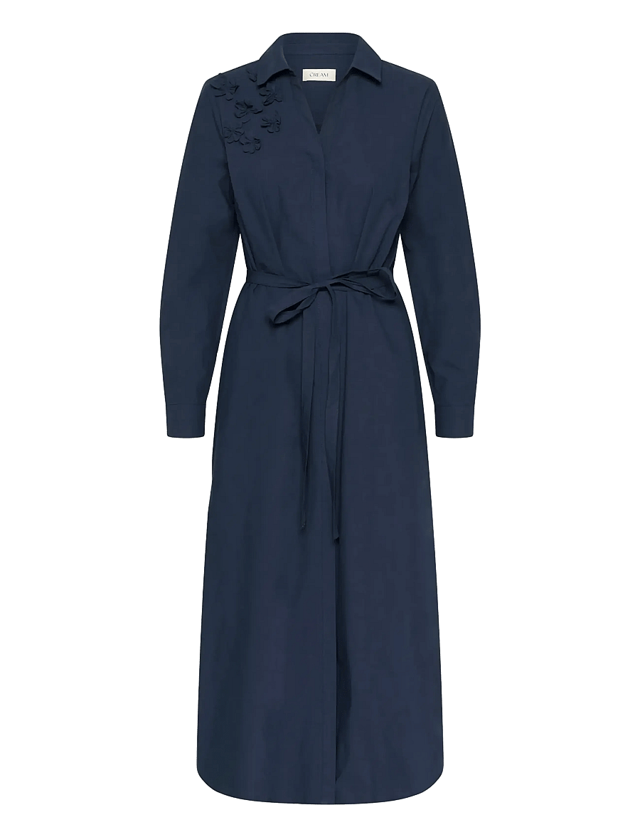 Cream - CRIsabelle Shirt Dress - skjortklänningar - navy blazer - 1