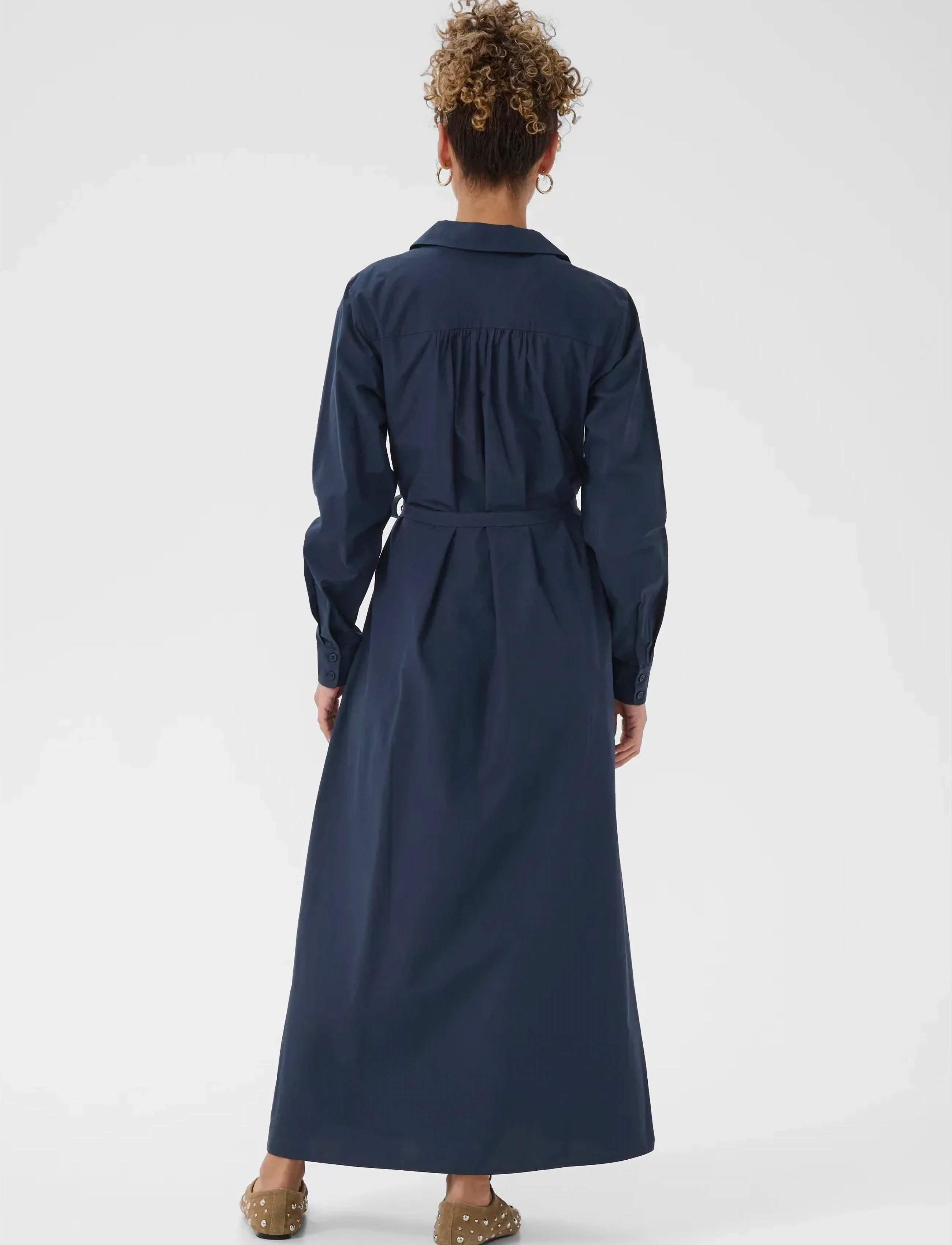 Cream - CRIsabelle Shirt Dress - marškinių tipo suknelės - navy blazer - 3