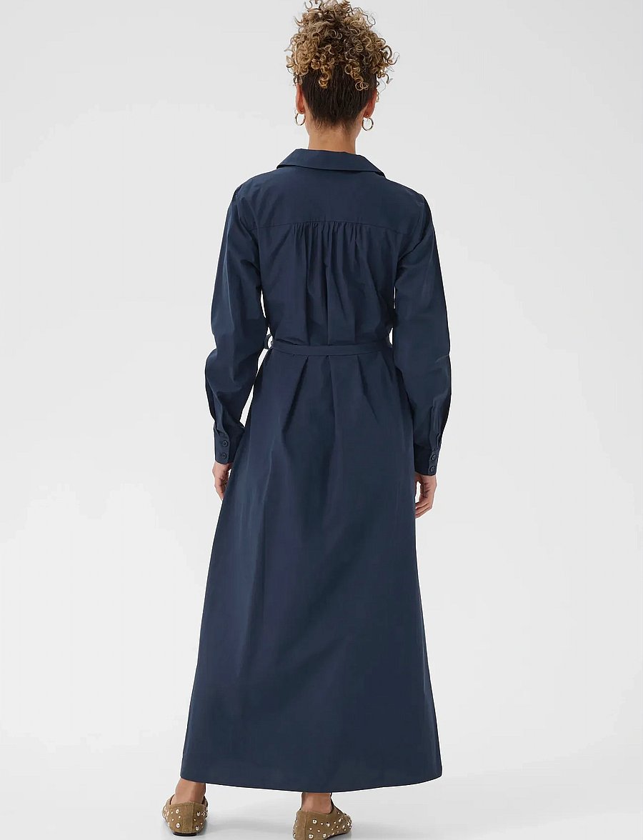 Cream - CRIsabelle Shirt Dress - skjortklänningar - navy blazer - 3