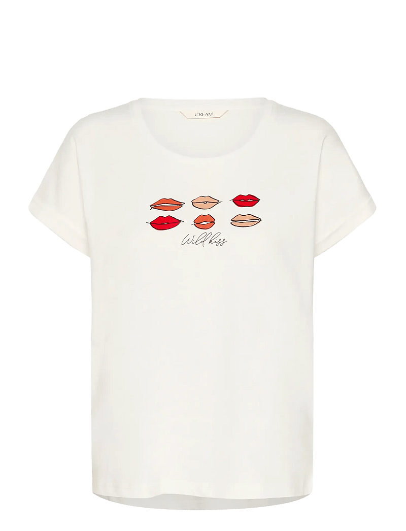 Cream - CRLumilla T-Shirt - red lips - 0