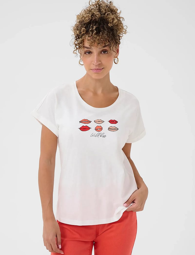 Cream - CRLumilla T-Shirt - red lips - 2