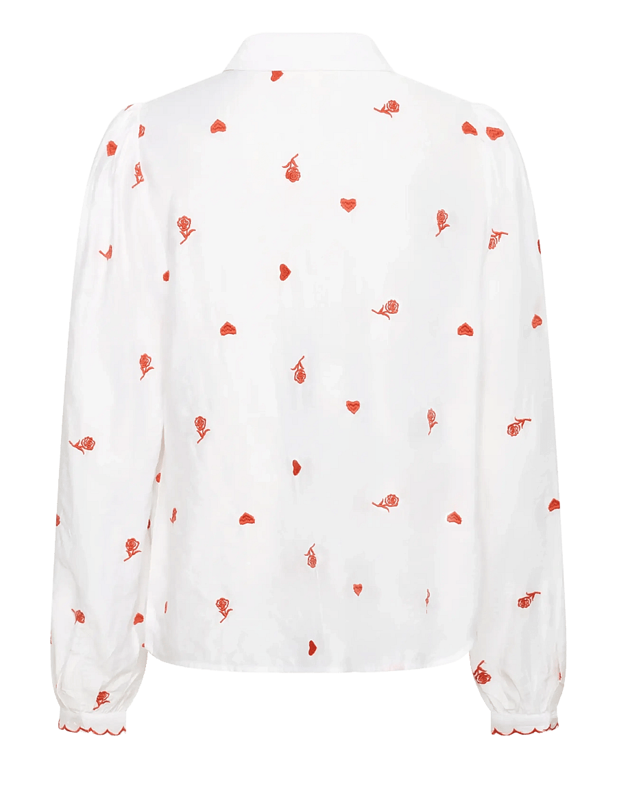 Cream - CRJeanne Shirt - pikkade varrukatega särgid - snow white - 2