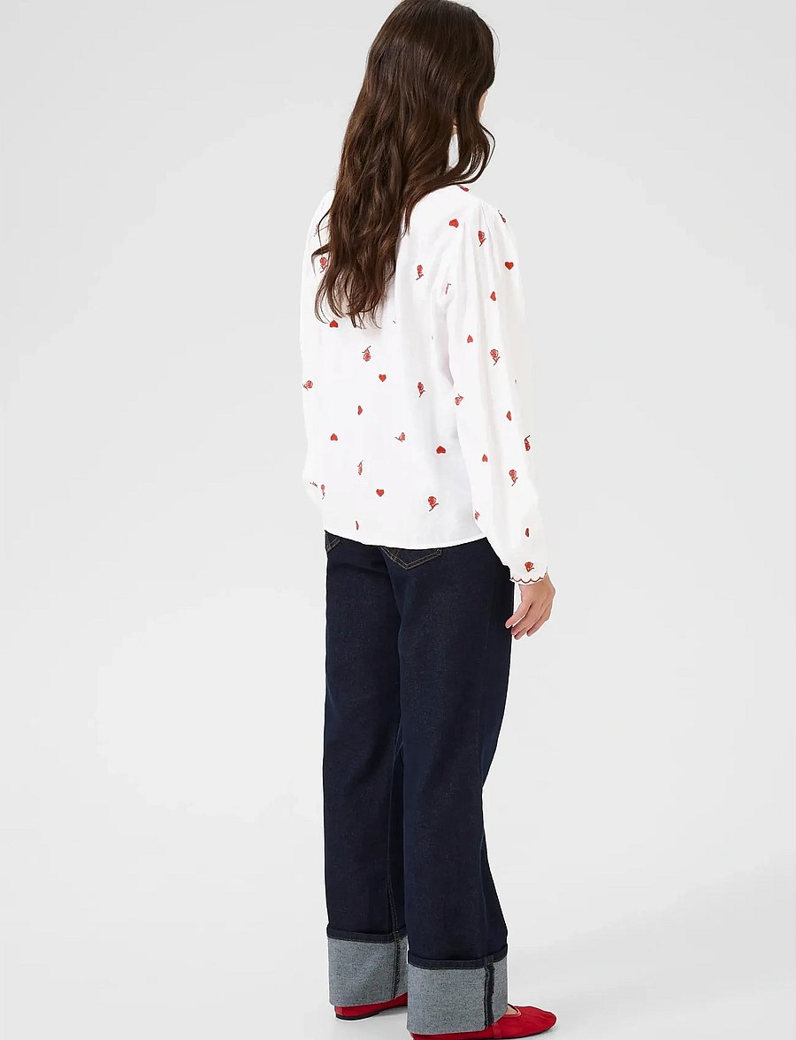 Cream - CRJeanne Shirt - pikkade varrukatega särgid - snow white - 4