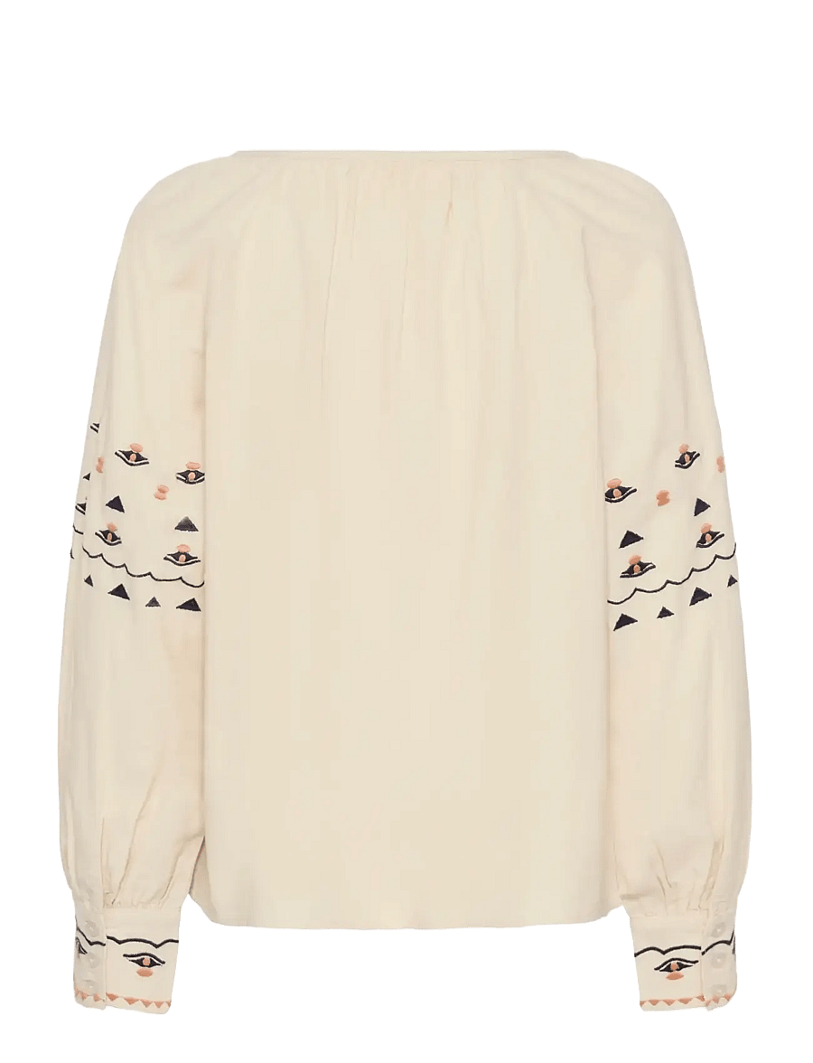 Cream - CRAgate Blouse - langärmlige hemden - oatmeal - 2