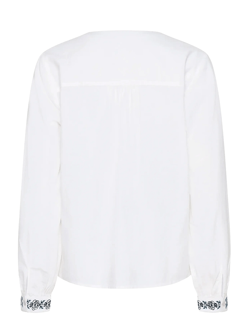 Cream - CRTiana Blouse - langærmede skjorter - snow white - 2