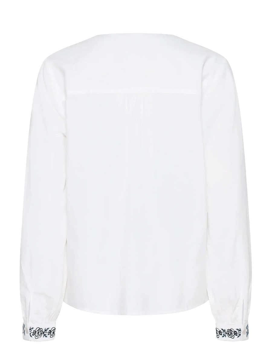 Cream - CRTiana Blouse - langärmlige hemden - snow white - 2