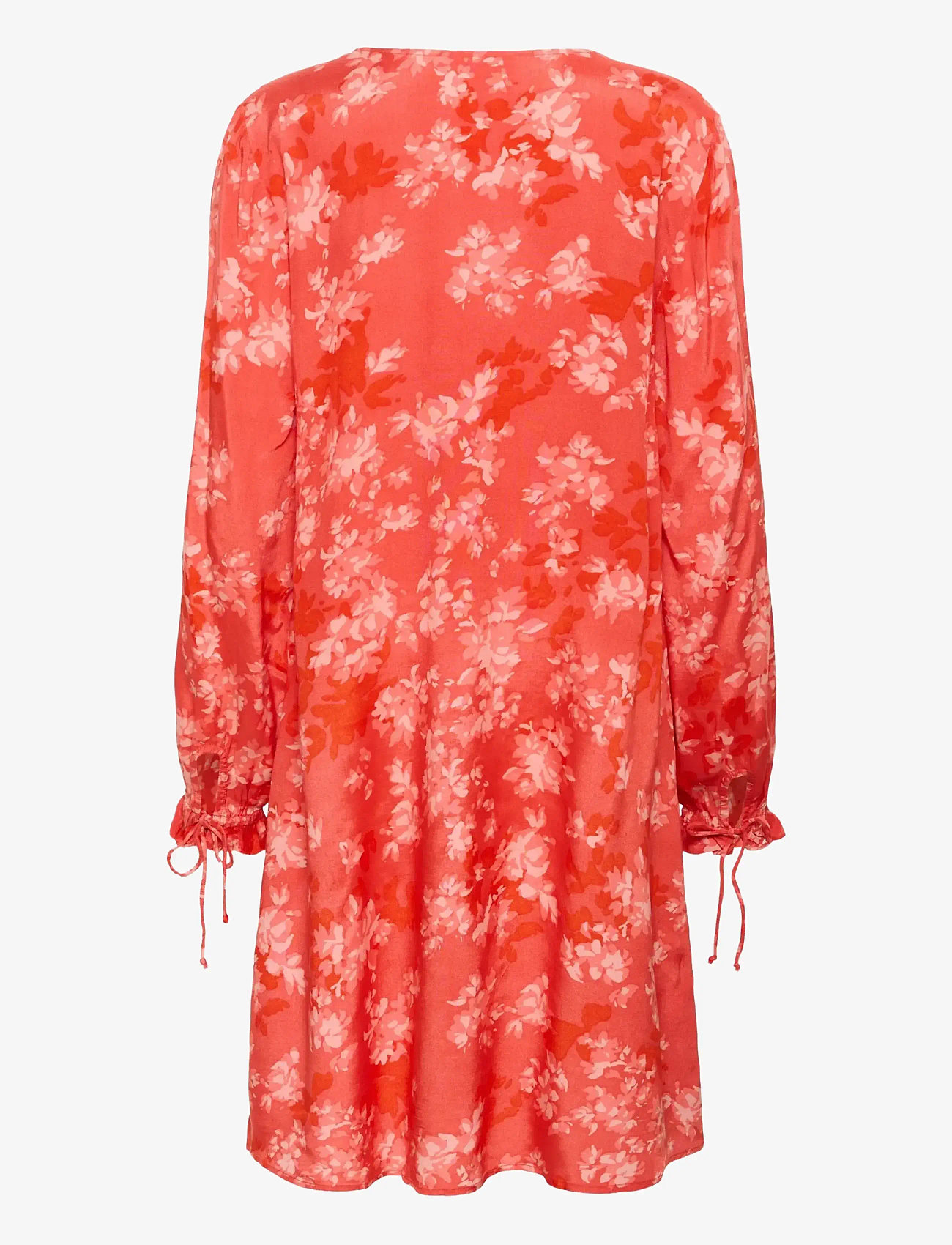 Cream - CRBeatrice Dress - red flower - 1