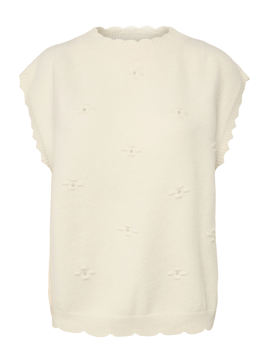 Cream - CRAvie Knit Slipover - whisper white - 0
