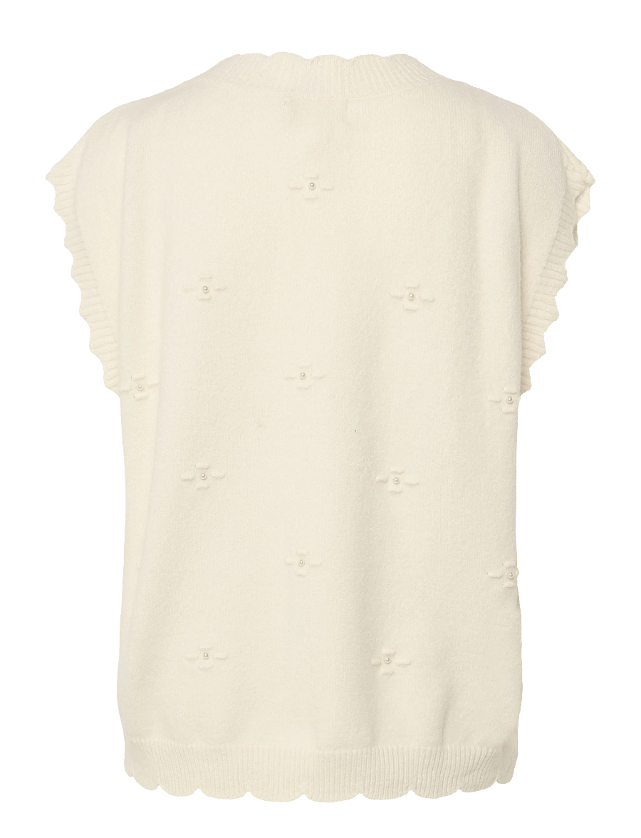 Cream - CRAvie Knit Slipover - whisper white - 1