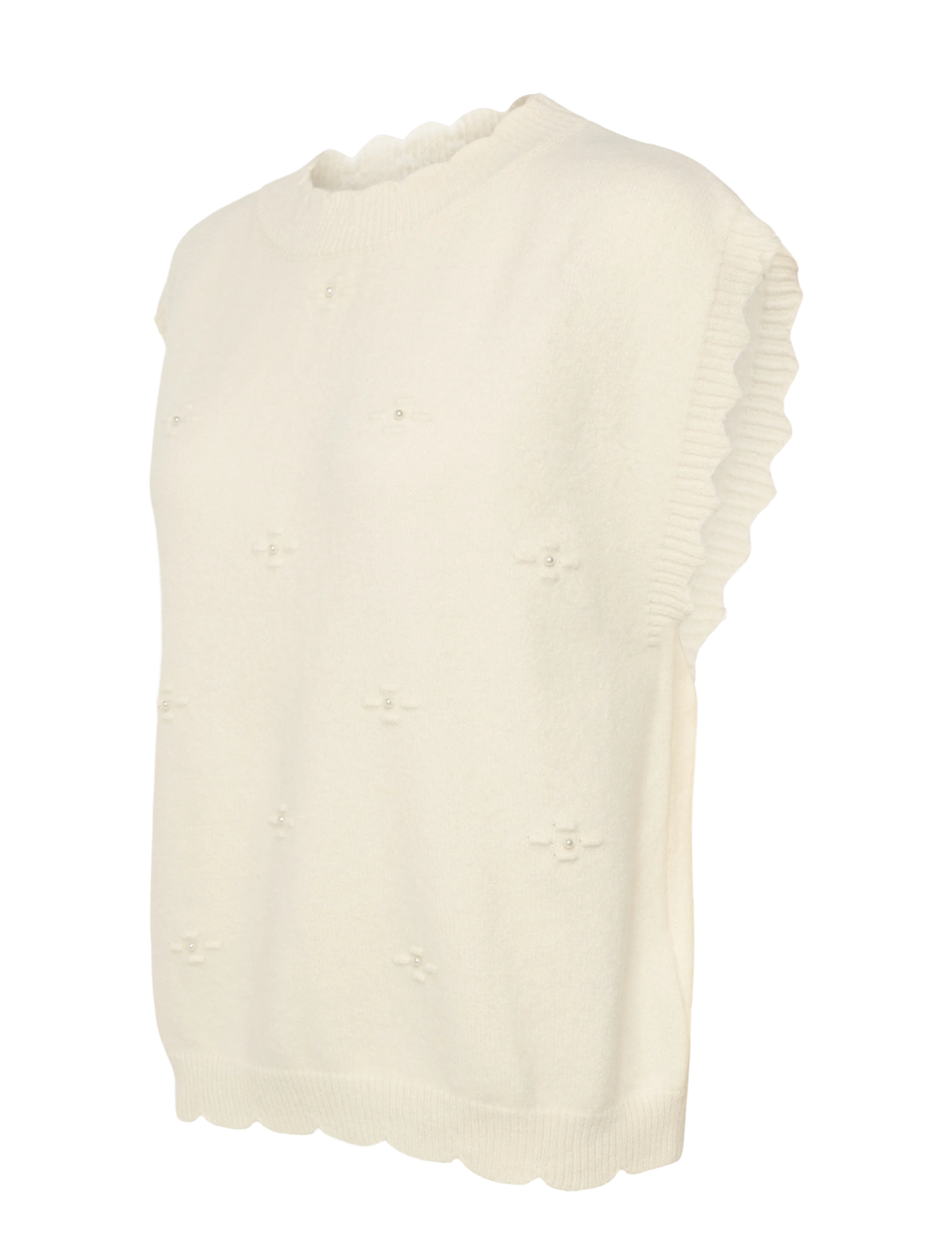 Cream - CRAvie Knit Slipover - whisper white - 2