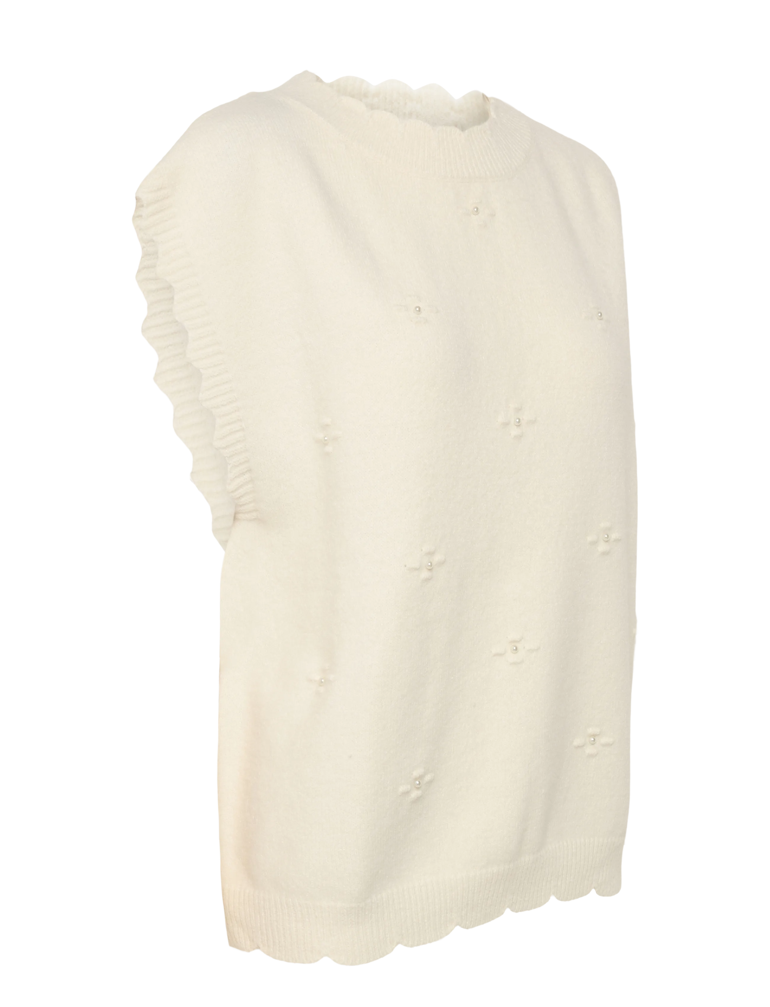 Cream - CRAvie Knit Slipover - whisper white - 3