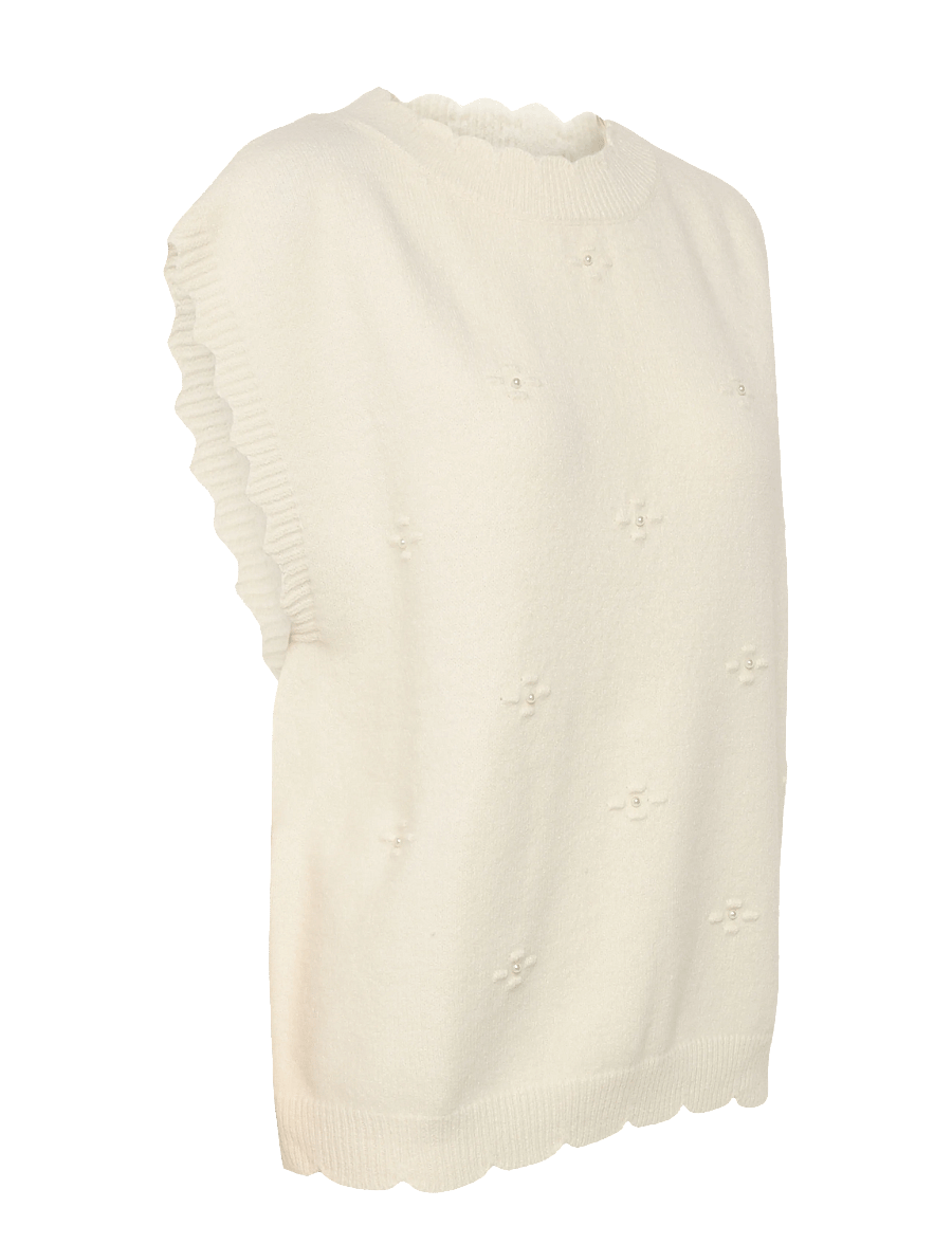 Cream - CRAvie Knit Slipover - whisper white - 3